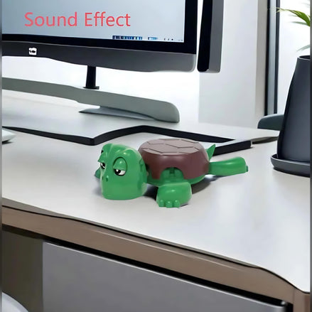 Turtle Press Coaster – Cute Desk Decor & Functional Drink Holder for Home and Office