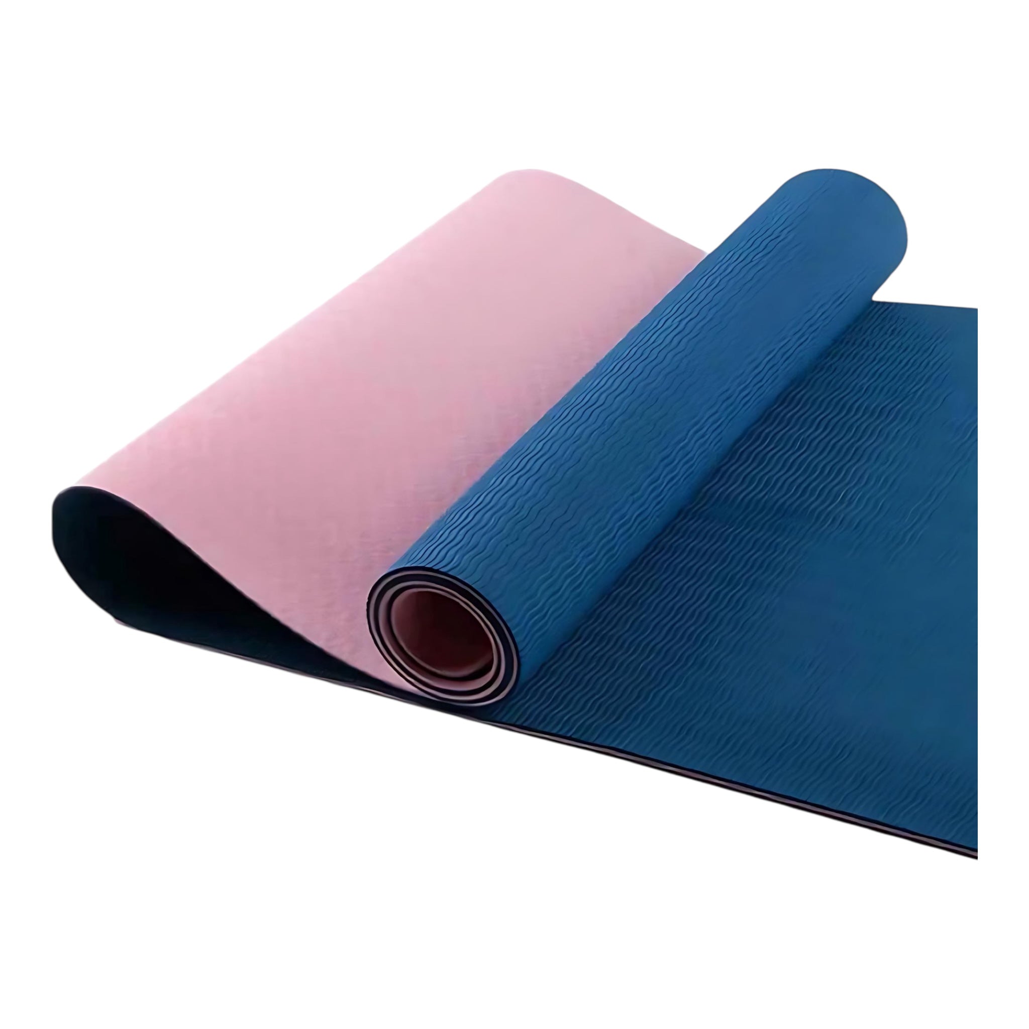Thick Non-Slip Yoga Mat – Extra Cushion & Stability for Yoga, Pilates & Fitness by Wave & Hang