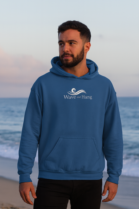 Wave and Hang Unisex Heavy Blend Hoodie | Gildan 18500 by Wave & Hang