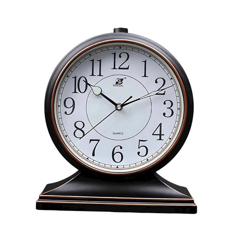 Vintage Quartz Pendulum Desk Clock | Timeless Elegance | Perfect Decor for Home by Wave & Hang
