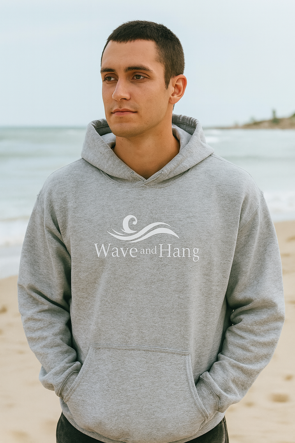 Wave and Hang Unisex Heavy Blend Hoodie | Gildan 18500 by Wave & Hang