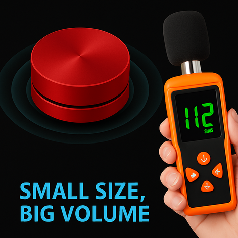 Compact Bone Conduction Bluetooth Speaker – Wireless TWS Stereo with FM & Mic by Wave & Hang