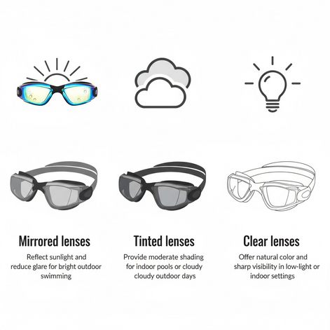 Aouloves Swim Goggles: Anti-Fog, No Leak, Clear Vision for All by Wave & Hang