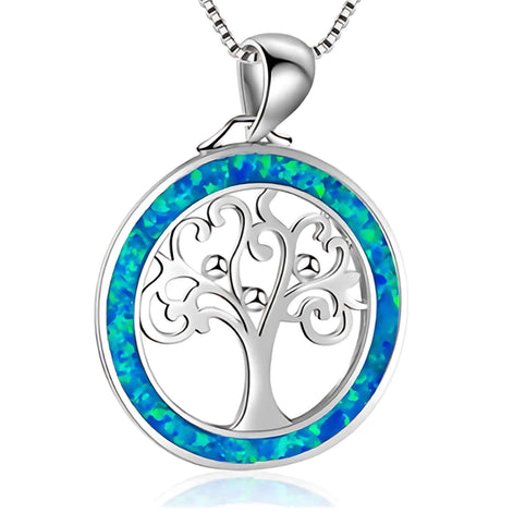 Blue Ocean Turtle Necklace – Elegant Ocean-Inspired Silver Pendant with Adjustable Chain