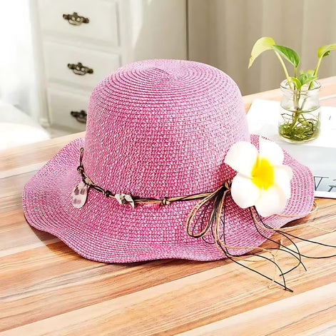 Versatile Summer Straw Hat for Women | UV Protection & Style by Wave & Hang