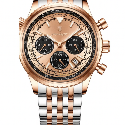 Luxury Waterproof Luminous Chronograph Watch for Men – Multi-Functional Sports & Business Design