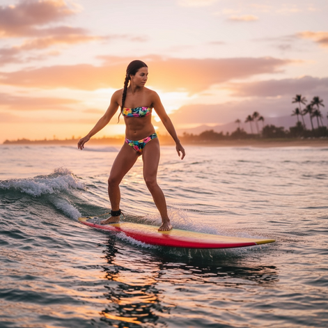 Wavestorm 8ft Soft Top Surfboard Rasta Edition Complete Package by Wave & Hang