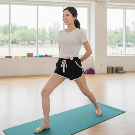 Loose High-Waisted Yoga & Beach Shorts – Casual Cotton Comfort by Wave & Hang