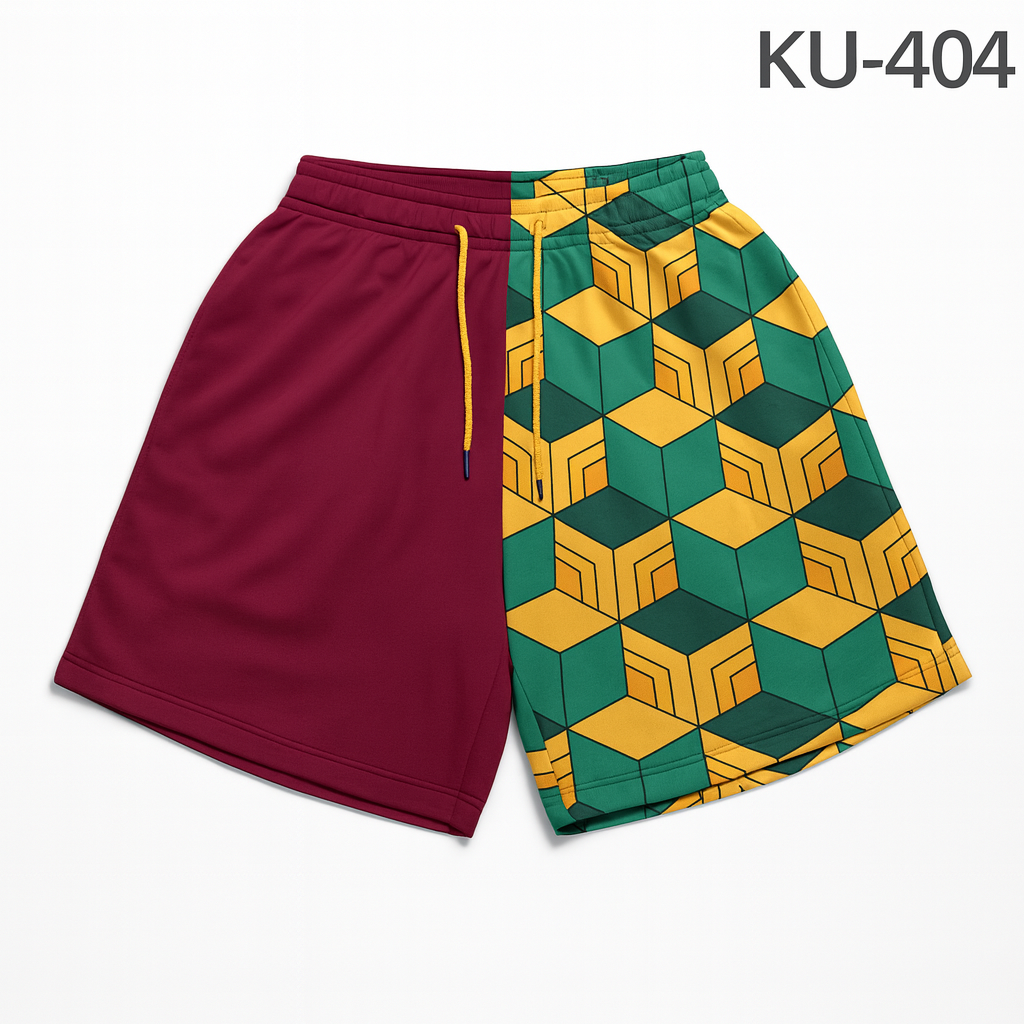 Anime Print Beach Shorts – Bold Style for Summer Fun! by Wave & Hang