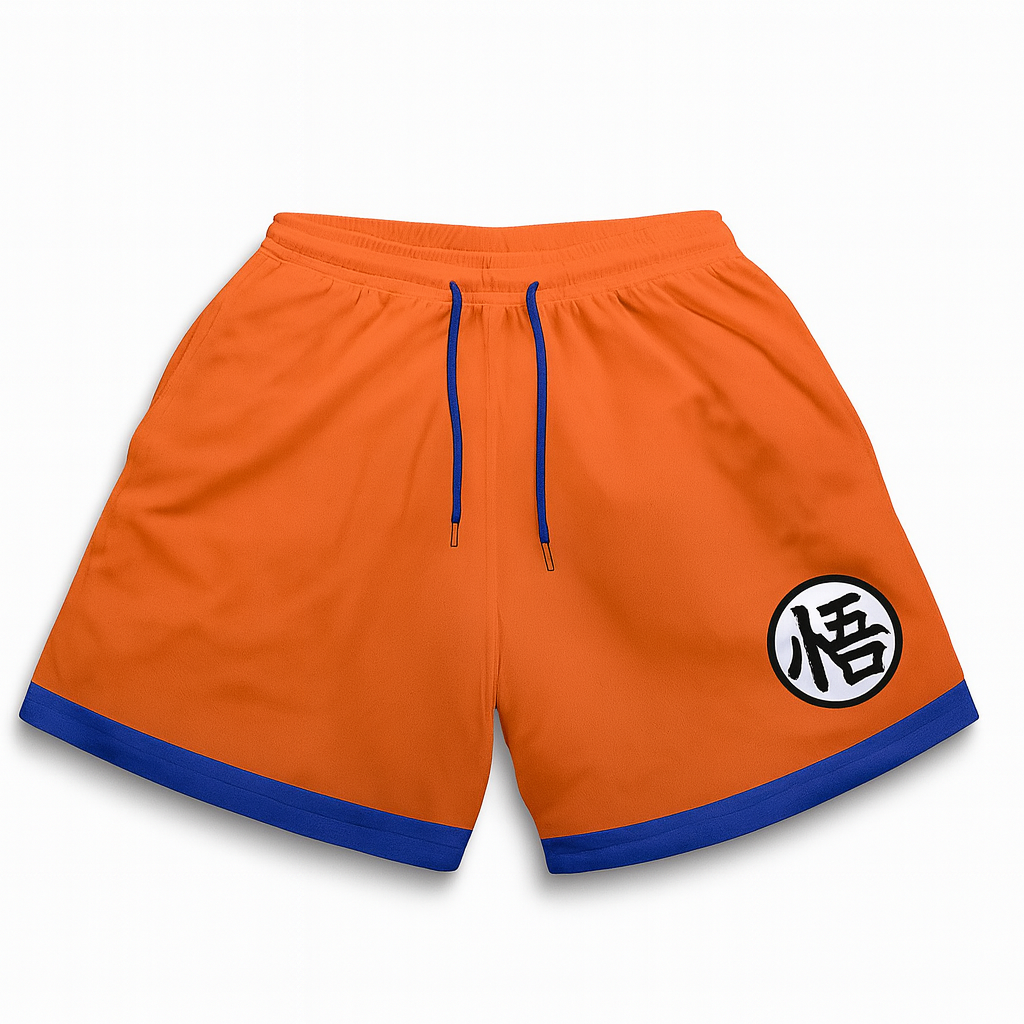 Anime Print Beach Shorts – Bold Style for Summer Fun! by Wave & Hang