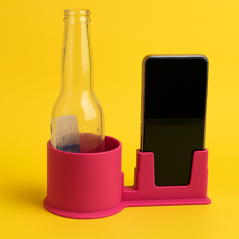 Water Sports Accessory Bracket – Phone & Drink Holder for Paddleboard, Kayak, Canoe & Surfboard by Wave & Hang