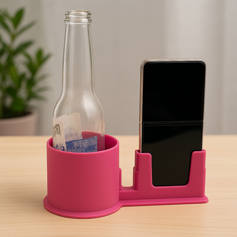 Water Sports Accessory Bracket – Phone & Drink Holder for Paddleboard, Kayak, Canoe & Surfboard by Wave & Hang