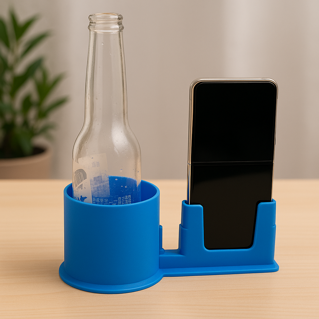 Water Sports Accessory Bracket – Phone & Drink Holder for Paddleboard, Kayak, Canoe & Surfboard by Wave & Hang