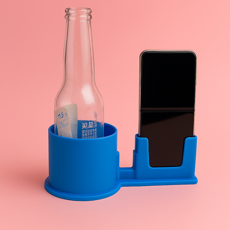 Water Sports Accessory Bracket – Phone & Drink Holder for Paddleboard, Kayak, Canoe & Surfboard by Wave & Hang