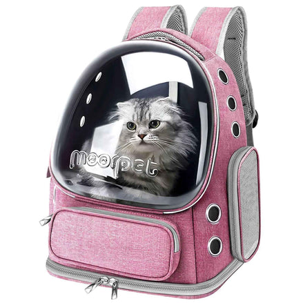 Cat Backpack Carrier with Bubble Window – Breathable, Foldable & Travel-Friendly Pet Backpack