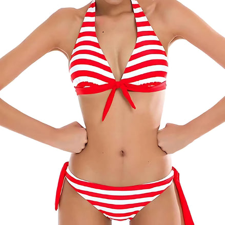 Sexy Two-Piece Bikini Set – Push-Up Swimwear for Beach, Pool & Vacations