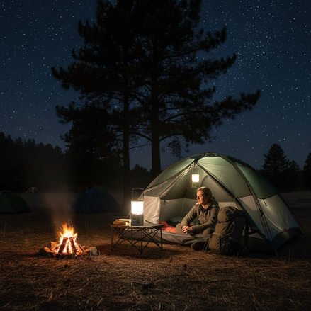 iToncs LED Camping Lantern - 1000 Lumens, Waterproof & Rechargeable