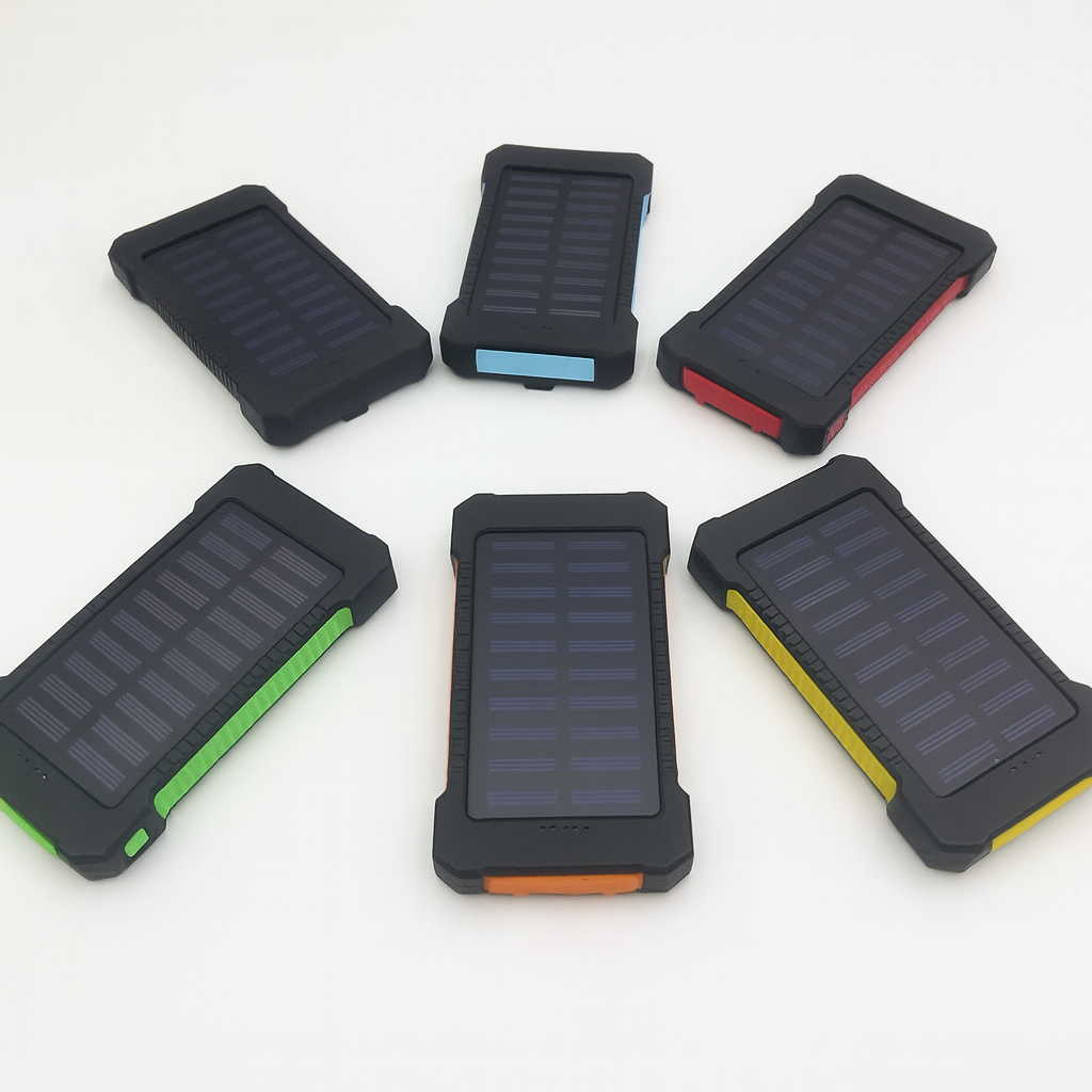 20000mAh Solar Power Bank – Slim, Portable Charger for Adventurers by Wave & Hang