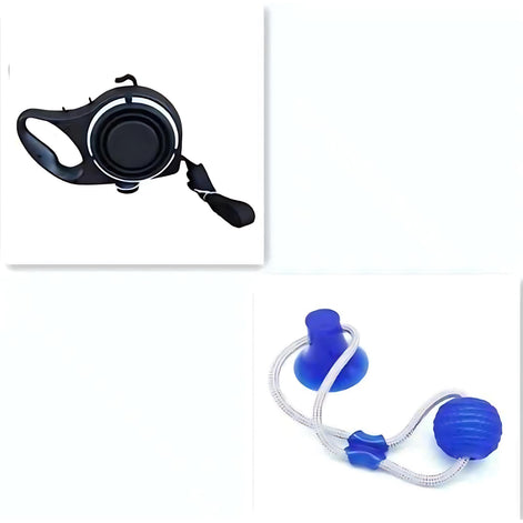 3-in-1 Dog Leash with Water Bottle – Ultimate Hydration Gear by Wave & Hang