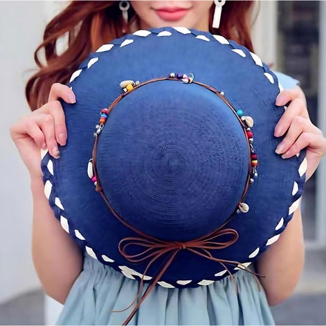Versatile Summer Straw Hat for Women | UV Protection & Style by Wave & Hang