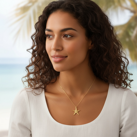 Alloy Shell Necklace | Ocean Life Pendant for Women – Elegant Beach Jewelry Gift