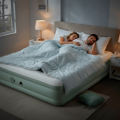 AirRest Inflatable Cushion For Campers Ultra Portable Comfort by Wave & Hang