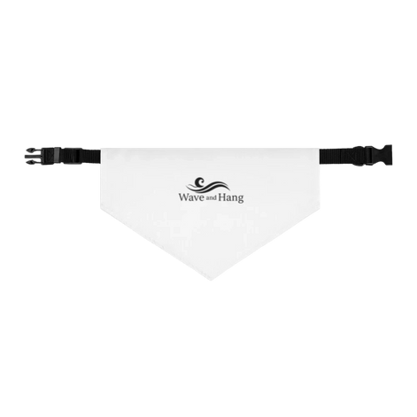 Wave and Hang Pet Bandana Collar | Adjustable Polyester Scarf